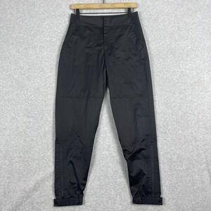 Athleta Satin Radiant Jogger Womens Size 0 Black Stretch Utility Normcore Office